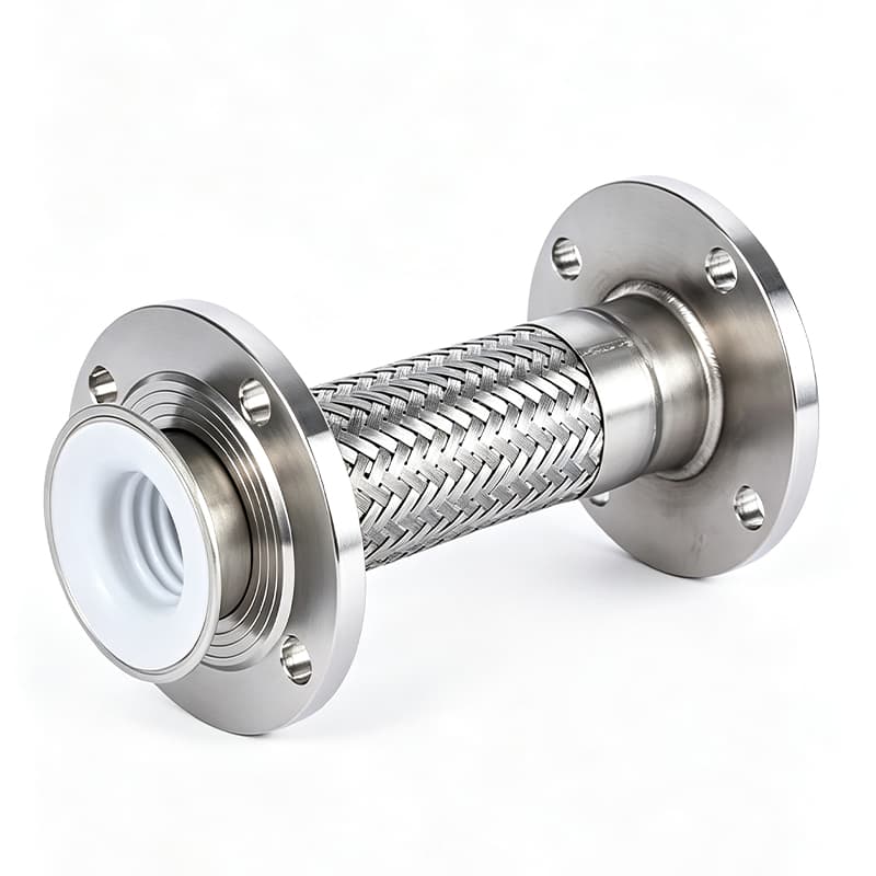 PTFE-Lined Metal Braided Corrugated Hose image 2