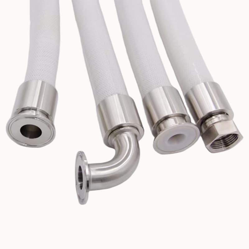 Platinum-Cured Steel Wire Reinforced Fabric Silicone Hose image 7