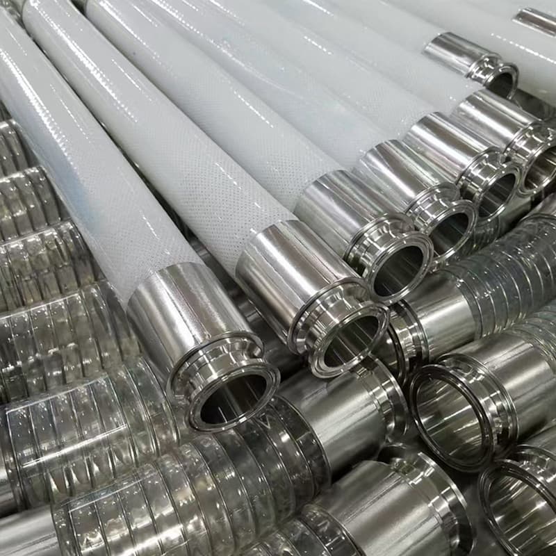 Platinum-Cured Steel Wire Reinforced Fabric Silicone Hose image 8