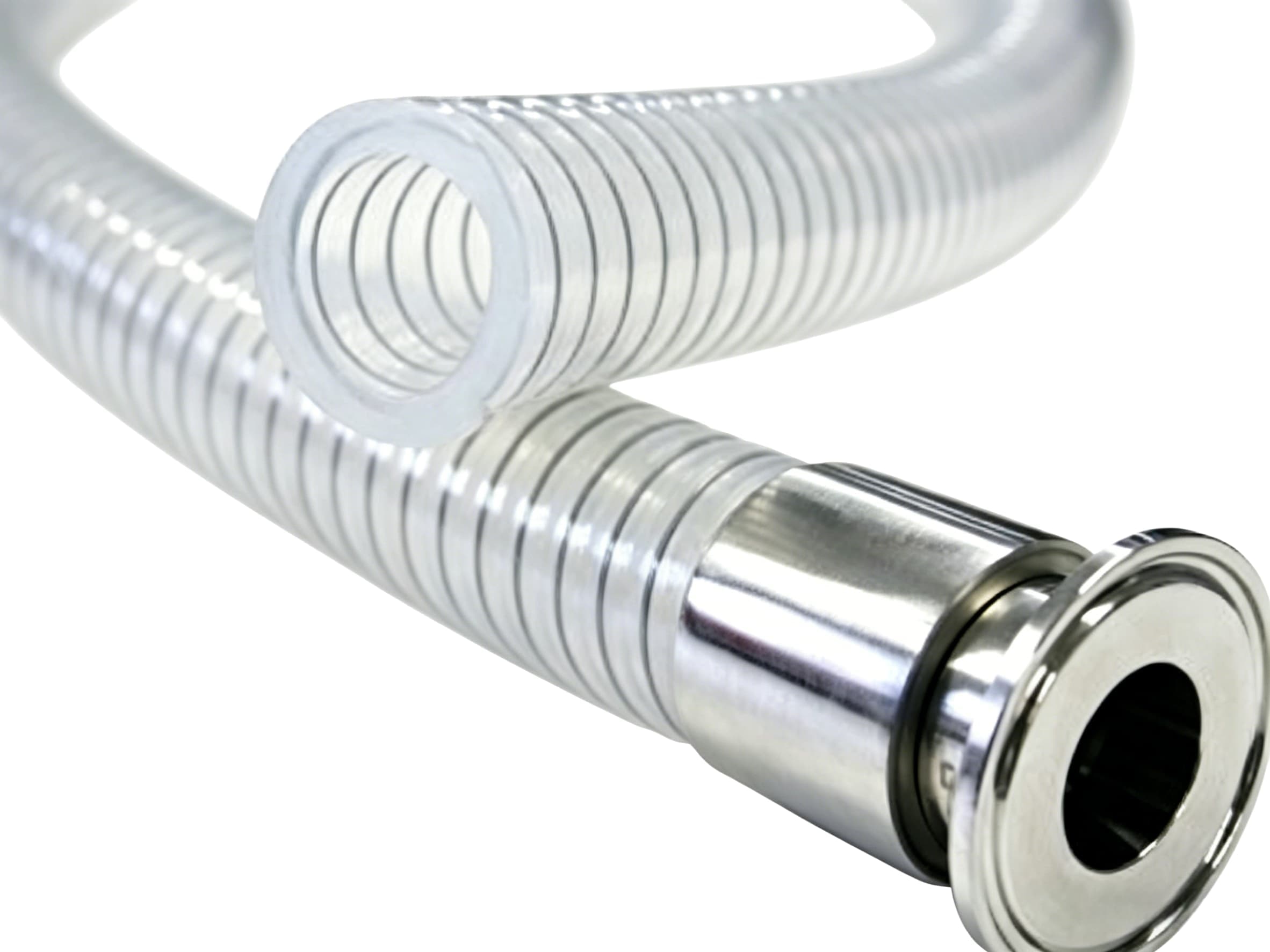 Silicone Tubing With Stainless Steel Helix image 2