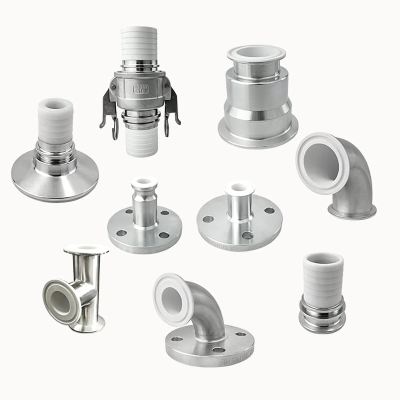 PTFE-lined TC clamp image 2